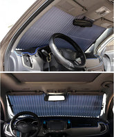 Universal Car Inside Retractable Winshield Sun Shade For Car Heat Proofing 1 Pc