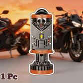 1 Pc A80 Pro Max LED Headlight Bulbs with Mini Projector Lens Hi-Lo H4 Projector Lens