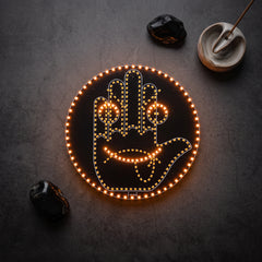 Finger Gesture Light With Face Gesture Emoji Light LED Car Back Window Sign Hand Funny Car Truck