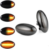 2 Pcs Set Suzuki Mehran Audi Style Side Fender Indicator in Smoke Color