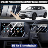 BYD Atto 2 Transparent Car LCD Screen And Speedometer Glass Protector In Premium Quality