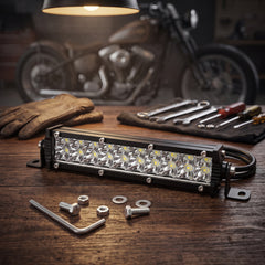 Dual Color Bar Light Tri-Row Slim 7 Inch 60 Watt