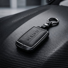 GWM Tank 500 New Elite Series Metallic Car Key Case Luxury Zinc Alloy Protection Case(Black)