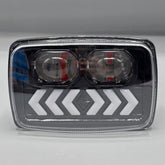 Devil Eye Headlight Double Lens With Arrow Original Fitting For Honda CD70 / CG125