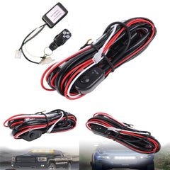 1 Pc Universal 6mm Flasher Switch Kit Relay Harness Wire On-Off Switch Cable 9-12V Remote Control Wiring