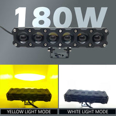 2 Pcs Set HJG 6 SMD Metal Body Devil Eye Function Focus Fog Spotlight For All Vehicle