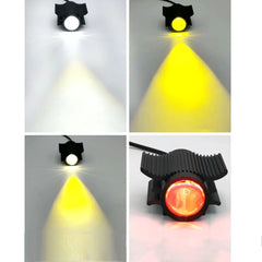1 Pc HJG Eagle Style Fog Light Spotlight Lens Yellow-White Beam For Bikes