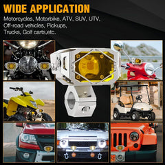 2 Pcs Set HJG Extreme Series Spot Light For Car Jeep With Yellow shutter or Wiring