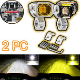 2 Pcs Set HJG Extreme Series Spot Light For Car Jeep With Yellow shutter or Wiring