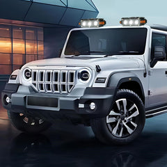 2 Pcs Set HJG Hazard Series Fog Light Triple Lens 80W Orange Hazard DRL Fog light Ultra Wide Dual Colour Fog Light