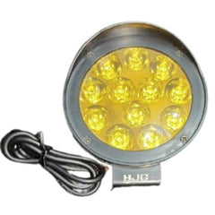 HJG 12 SMD Round Light 36 Watt With Bike Shock Mounting Bracket