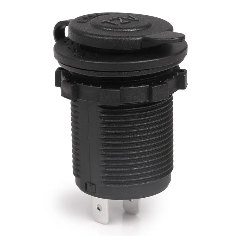 Car Cigarette Lighter Socket Power Plug Car Accessories Heat Resistant Plastic Power Socket 1 Pc