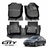 Honda City 2022 Model Heavy Duty All-Weather TPE Car Floor Mats in Premium Quality