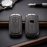 Honda Civic 2022-2026 Model Elite Series Metallic Car Key Case Luxury Zinc Alloy Protection Case(Black)