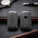 Honda Civic 2022-2026 Model Elite Series Metallic Car Key Case Luxury Zinc Alloy Protection Case(Black)
