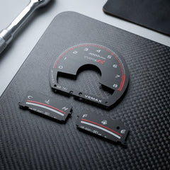 Honda Reborn Type R 3 Pieces Meter Panel Black Premium Quality