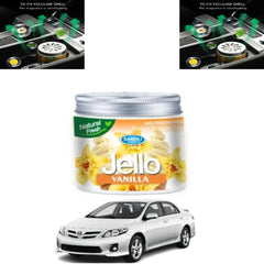 Jello Vanilla Flavor Air Freshener Gel Long Lasting Fragrance 1 Pc