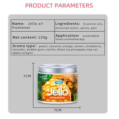 Jello Vanilla Flavor Air Freshener Gel Long Lasting Fragrance 1 Pc