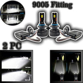 LIUHAWK LED Headlight Bulb Original 9005 100 Watts 2 Pcs Set