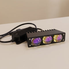 Nakamoro High-Power 3 Lens LED Projector Auxiliary Light With Dual Color Universal Fit For Off Road Vehicles
