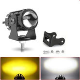 1 Pc D-11  Moto Driving Fog Lights, Motorcycle & Car Spot Lights High Low Beam White / Yellow