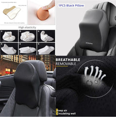 Universal Back Rest Cushion for Pain Relief Premium Quality Memory Foam For Car Seat 1 Pc