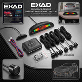 Premium Car Parking 6-Sensor System Digital LED Display & Obstacle Distance Radar Kit