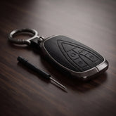 Oshan X7 Elite Series Metallic Car Key Case Luxury Zinc Alloy Protection Case(Black)