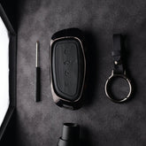 Haval H6 2025 Model Elite Series Metallic Car Key Case Luxury Zinc Alloy Protection Case(Black)