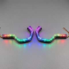 Universal Angel Eyes Retrofit APP Control RGB Crystal LED for Car Headlight 2 Pcs Set