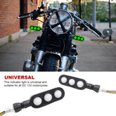 Traffic Style Multi Colour Indicator Running Style Green/Yellow/Red 2 Pcs Set