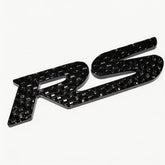 RS Metal Logo In Premium Quality 1 PC Black