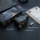 1 Pc 120W Max Upgraded 6 in 1 Car Charger With Starlight Projection in Car Roof Type C+iOS With Ciggrette Lighter Shocket Compatible with Smart Phone