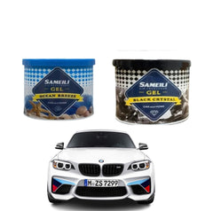 2 Pcs Set Pack Of 2 Sameili Air Freshener 2 Flavor Black Crystal And Ocean Breeze Fragnance For Car