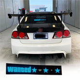 Windshield Electric 5 Star Wanted Sticker Sheet Car LED Light Up Window