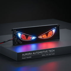 Eyes LED Back Light LED Demon Eyes Universal Light Red & White Car Back Screen Aggressive Eye LED Panel