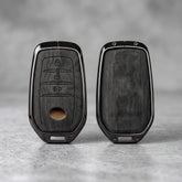 Toyota Hilux Revo 2016-2025 Elite Series Metallic Car Key Case Luxury Zinc Alloy Protection Case(Black)