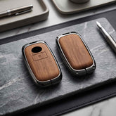 Toyota Raize 2019-2026 Model Elite Series Metallic Car Key Case Luxury Zinc Alloy Protection Case(Brown)