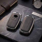 Toyota Raize 2019-2026 Model Elite Series Metallic Car Key Case Luxury Zinc Alloy Protection Case(Black)