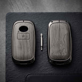 Toyota Raize 2019-2026 Model Elite Series Metallic Car Key Case Luxury Zinc Alloy Protection Case(Grey)
