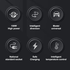 Universal 150W Car Inverter DC 12V/24V To 110V/220V Auto Power Converter Adapter Intelligent Inverter