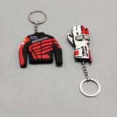 Universal 2 in 1 HONDA Glove And Jacket Decor Key Chain In Premium Quality