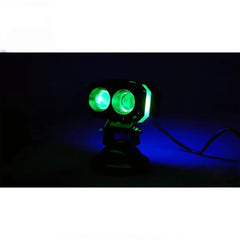 2 Pcs Set Universal HJG 2 SMD Fog Light Dual Color With RGB Function in Metal Body