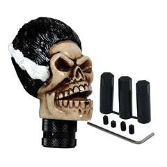 Universal Head Skull Gear Knob Gear Shift Knob Manual Transmission Shifter Lever Stick