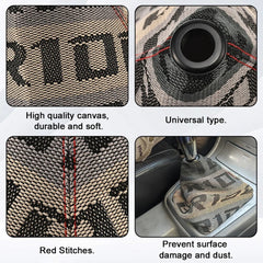 Universal Hyper Febric Gear Shifter Cover Gear Knob Cover In Premium Quality 1 Pc