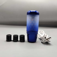 1 Pc Universal Manual Car Gear Knob Car LED Handball With Touch Sensor Button (Blue)
