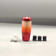 1 Pc Universal Manual Car Gear Knob Car LED Handball With Touch Sensor Button (Red)