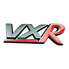 Universal Metal VXR Logo Emblem Black & Red 1 PC