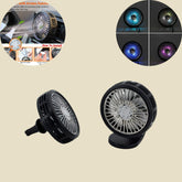 1 Pc Universal Portable Mini Tire Shape Car Fan 3 Speeds Usb Fan For Car