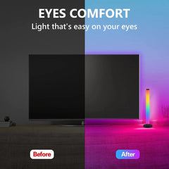 1 Pc Universal RGB Dynamic Light Bar Lamp USB Music Sync Ambient Lighting Desk Lamp